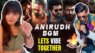 Anirudh Popular BGM Reaction ft.Master, Vikram, Rolex, Beast, Petta, Doctor, Vedalam, Maari