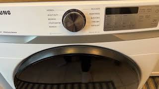 Samsung White Gas Steam Dryer - My Review