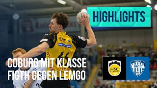 Highlights: HC Coburg - TBV Lemgo (Saison 2024/25) I DHB Pokal