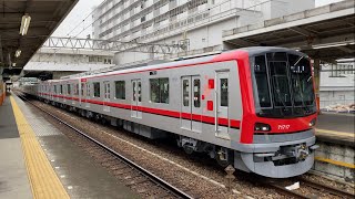 【東武70000系 71717F】営業運転開始！西新井駅到着\u0026発車