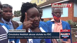 Agataliikonfuufu:  Omubaka Nabilah akoze olutalo ku FDC.