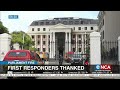 Parliament Fire | First Responders thanked