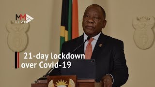 SA announces 21-day lockdown over Covid-19