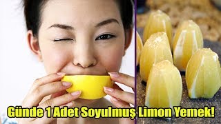 Her gün 1 Tane Kabuğu Soyulmuş  Limon Yerseniz..  |  Limonun Faydaları