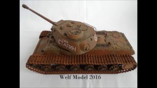 Abandoned KV-122 Prototype Tank 1/35 Trumpeter