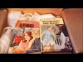 My romance novel collection (Part 42): Unboxing vintage Harlequin eBay book haul