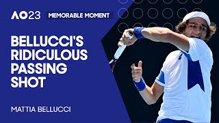 Mattia Bellucci Hits Ridiculous Passing Shot | Australian Open 2023