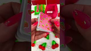 HARIBO Gummy Cherries Real Littles Mini Backpack Opening Satisfying Video ASMR! #shorts 🍒