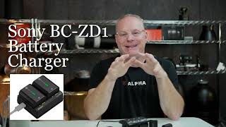 Sony's new BC-ZD1 Z battery charger is here!  Charges 2- Sony NP-FZ100 batts Simultaneously!!!!