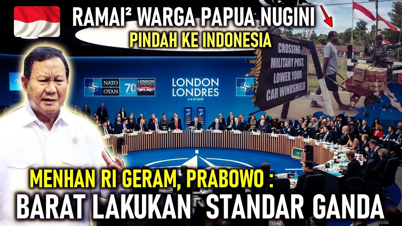 GERAMM !! PRABOWO : BARAT LAKUKAN STANDAR GANDA KE PALESTINA, RAMAI² ...