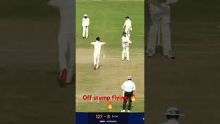 Bold him || off stump goes for a walk ||#icc #sports #ipl #shorts