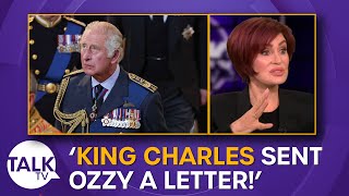 Sharon Osbourne: "King Charles sent a letter to Ozzy when he was ill!"