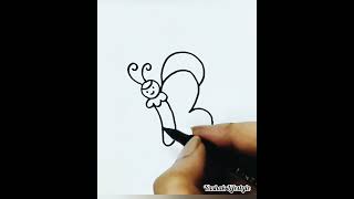 Butterfly 🦋 drawing / kids and beginners #shorts #short