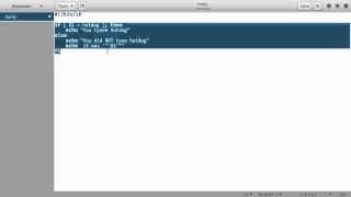 Linux Tutorial for Beginners - 21 - More on Shell Scripting