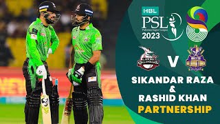Match Changing Partnership By Sikandar Raza & Rashid Khan | Match 18 | HBL PSL 8 | MI2T