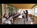 Students practicing a composition in Raga bhairav at Leif Larsen Music Centre Altit Hunza.