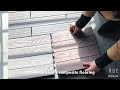 wpc wood plastic composite decking flooring install video