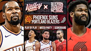 Phoenix Suns vs Portland Trail Blazers | LIVE Reaction | Scoreboard | Play By Play | Postgame Show