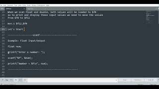 MIPS Tutorial 6 | Input/Output | Getting User's Input Float| Scan Float