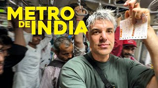 Subimos al METRO de la INDIA en Hora Punta 🇮🇳 | El viaje más Loco de mi vida