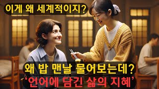 외국인이 놀란 한국어의 특별함! '밥 먹었어’ 번역할 수 없는 마음의 언어