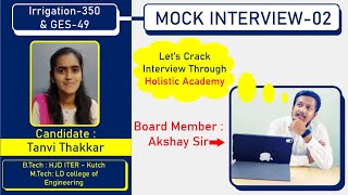 GPSC Irrigation, R\u0026B, Gujarat Engineering Services [GES], Mock Interview_02