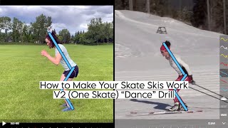 One Skate Dance - Beginner drill for V2 skate skiing