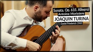 Antoine Moriniere plays Sonata Op. 61(I. Allegro) by Joaquin Turina on a 1965 Daniel Friederich