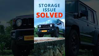 STORAGE ISSUE IS SOLVED | JIMNY STORAGE ORGANIZER #suzukijimny #jimny #jimnyindia