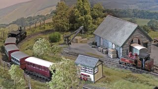 Morning showers at Pen Gwyn - An 009 model railway