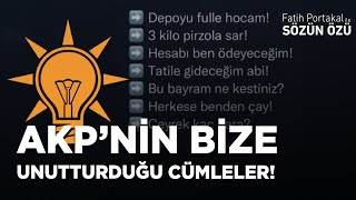 AKP’NİN BİZE UNUTTURDUĞU CÜMLELER! GENÇLER SİZ BİLMEZDİNİZ ŞİMDİ DAHA İYİ BİLİYORSUNUZ!