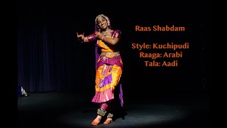 Raas Shabhdam, Kuchipudi Dance, Arangetram by Deekshita Madhalam