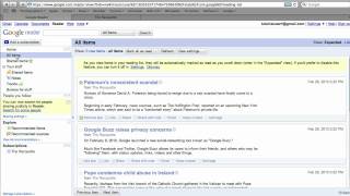 Google Reader RSS Tutorial