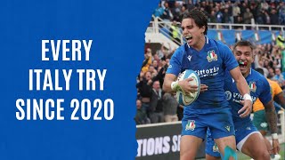 Every Italy Rugby Try Since 2020 | Gli Azzurri #ItalyRugby