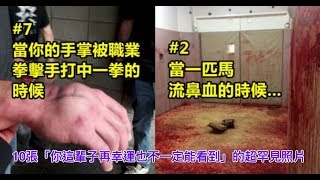 10張「你這輩子再幸運也不一定能看到」的超罕見照片，#7 普通人和拳擊手對打的「恐怖下場」！【人生勝利組】