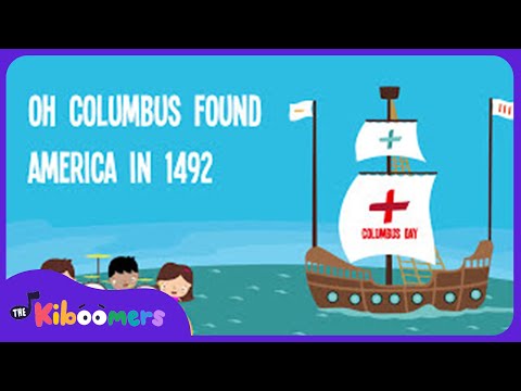 When did Christopher Columbus sail the ocean blue song?