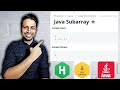 HackerRank | Java | SubArray | Certification | Gold Badge