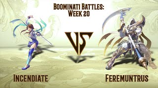 Incendiate (Xianghua) VS Feremuntrus (Zasalamel) - BB: Week 20 (20.08.2020)