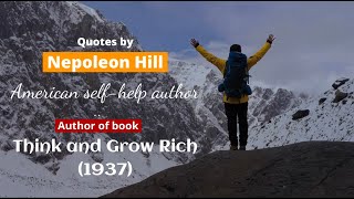 Napoleon Hill’s Best Inspirational Quotes on Life