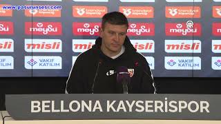 Kayserispor-Göztepe maçının ardından - Sergej Jakirovic