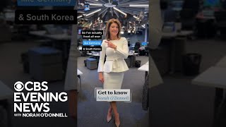 Get to know CBS Evening News anchor Norah O’Donnell #shorts 