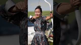 Inner Mongol culture - Mongolian archery vlog 10 #shorts - amingo