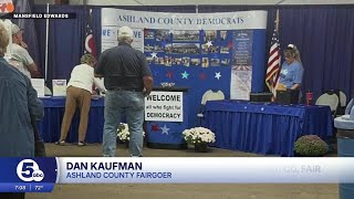Ashland County sheriff considering criminal charges over Democrats' Trump buttons at fair