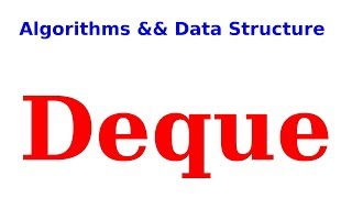 Java Collection - Deque Interface