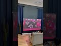 Ultra Short Throw Laser Projector&VIVIDSTORM S PRO Electric Tension Floor Screen.