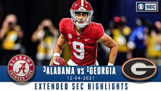 #3 Alabama vs #1 Georgia | SEC Championship Extended Highlights | CBS Sports HQ
