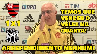 DORIVAL EXPLICA ESCALAÇÃO "ARREPENDIMENTO NENHUM" NÃO QUERO CORRER RISCOS NA QUARTA COM VÉLEZ!