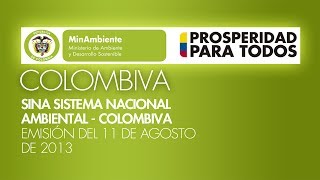 SINA Sistema Nacional Ambiental - Colombiva Emisión del 11 de agosto de 2013