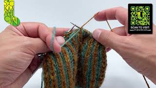 Blip-Free Right-Leaning Crossed Double Decrease with Set-Up — A Sockmatician Tutorial