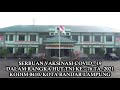 Serbuan Vaksinasi Covid - 19 Dalam Rangka HUT TNI Ke - 76 Ta 2021 Kodim 0410/Kota Bandar Lampung